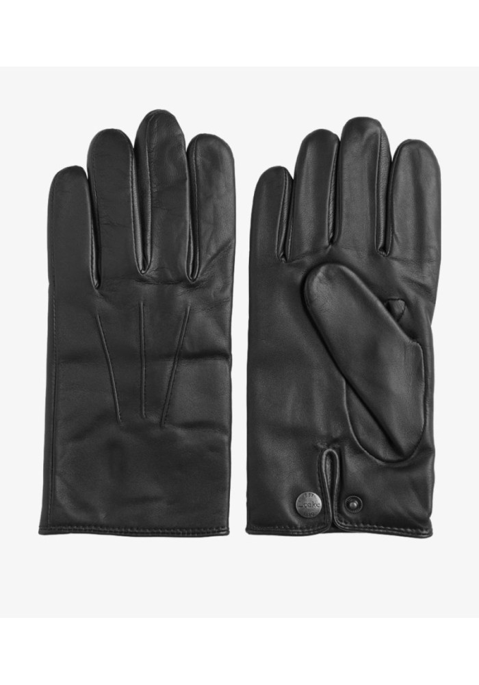 Black Leather Gloves for Men